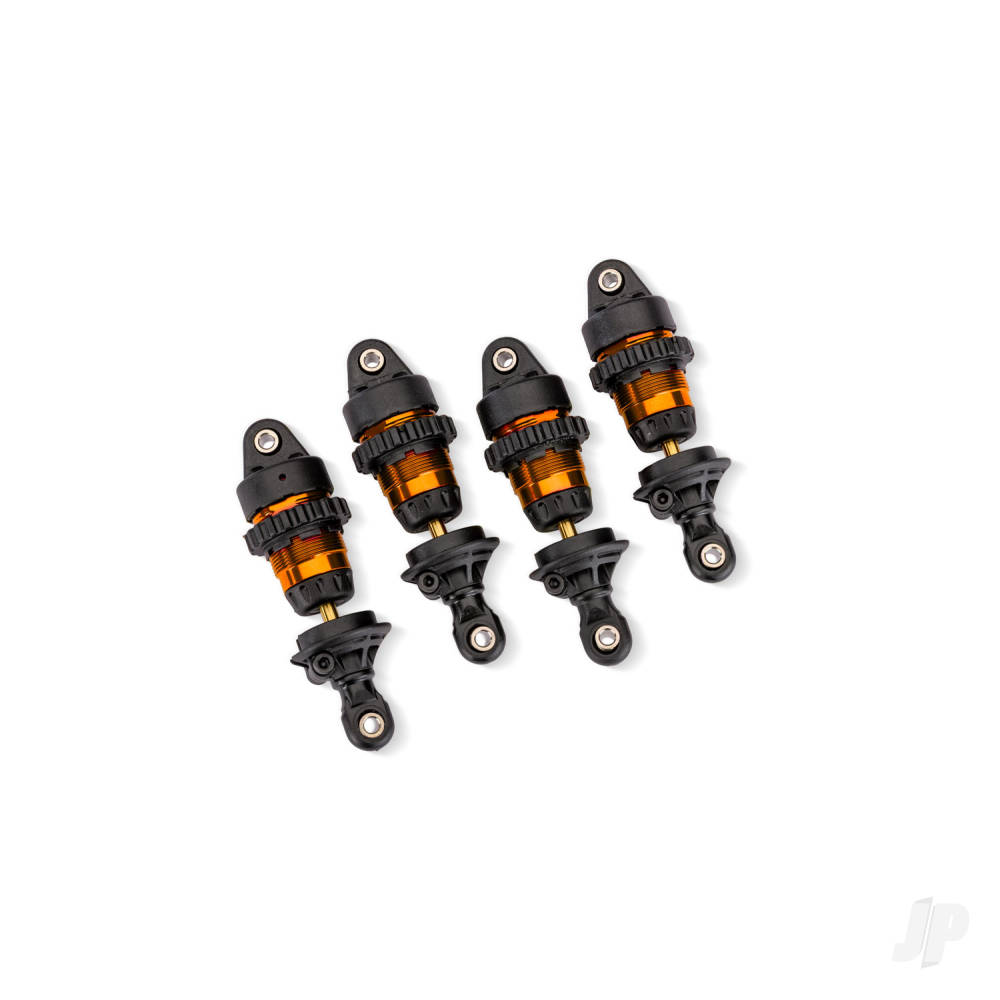 Traxxas Orange Aluminium Mini GTR Short Shocks (4)