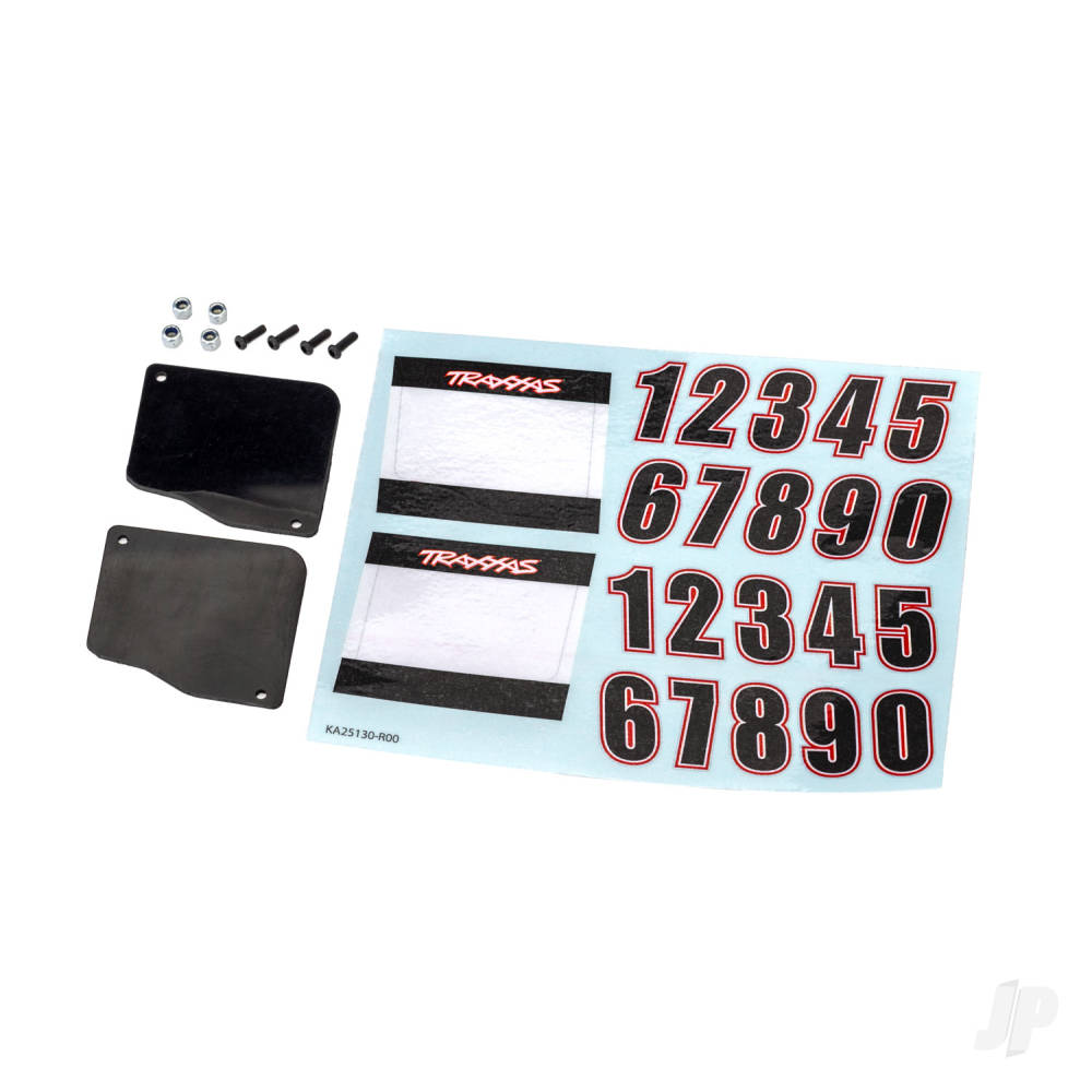 Traxxas Number Plates (L&R)
