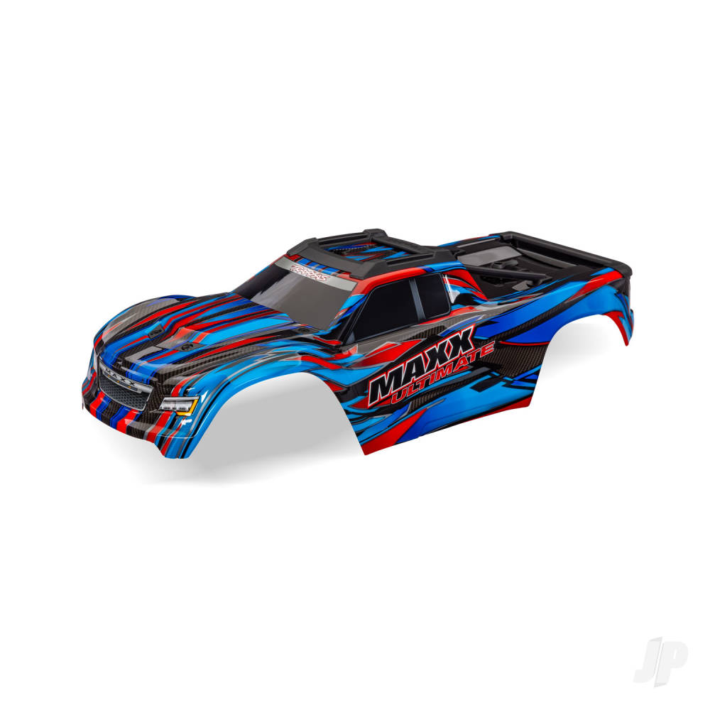 Traxxas Body, Maxx Ultimate, Blue (painted, decals applied) (fits Maxx with extended chassis (352mm wheelbase))
