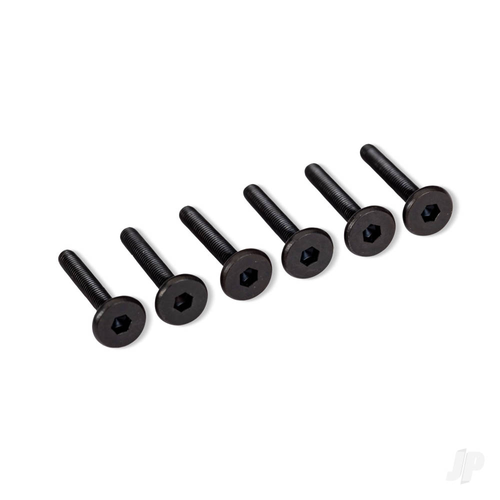 Traxxas Screws Flat-Head 3x20mm Hex (6)