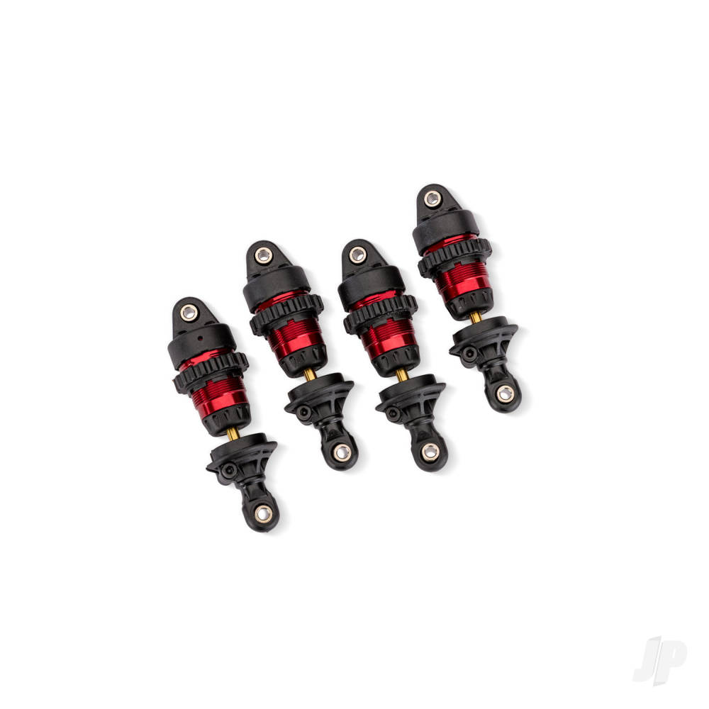 Traxxas Red Aluminium Mini GTR Short Shocks (4)
