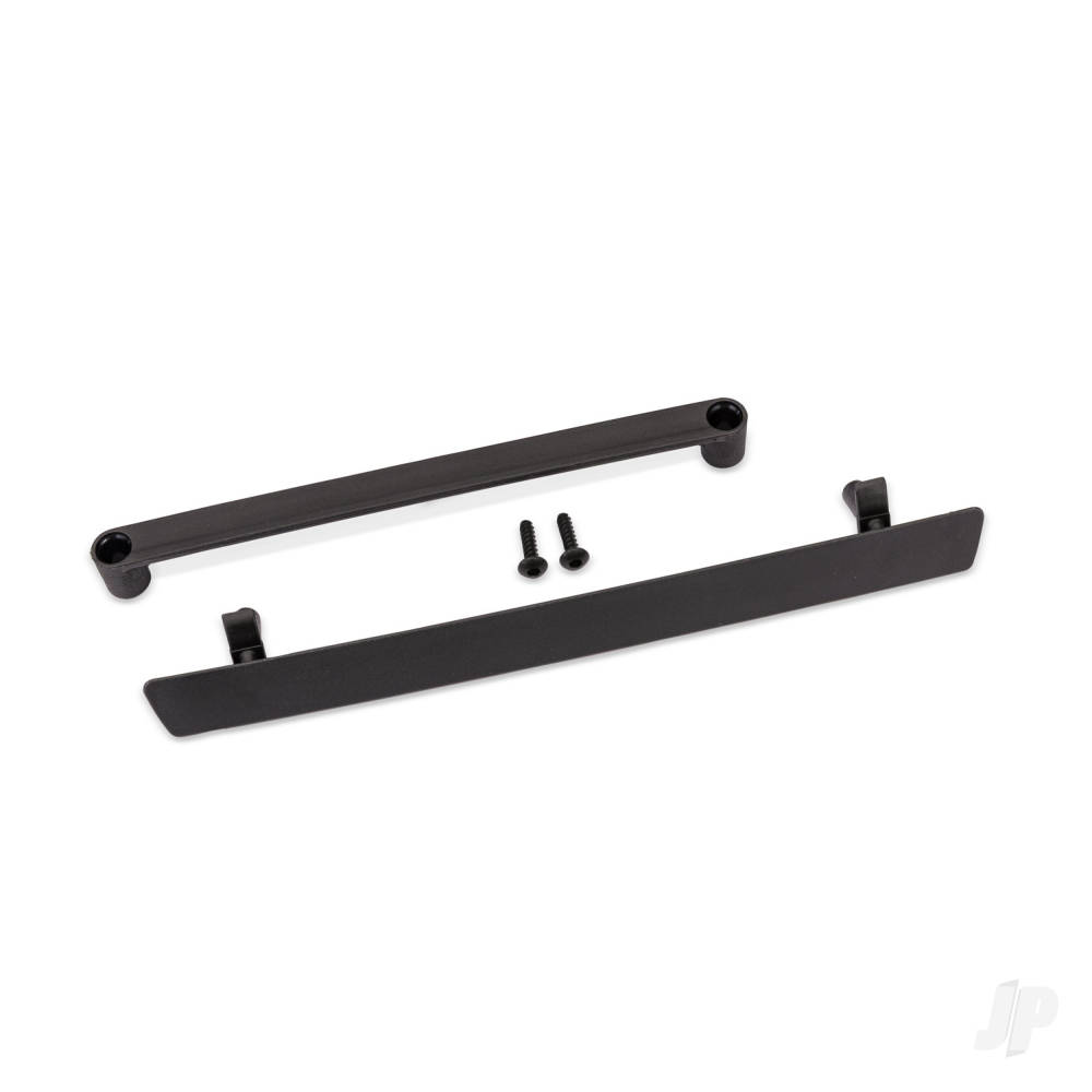 Traxxas Replacement rear spoiler for the TRX-4 Nissan Pathfinder. Includes 2.6x10 mm screws (2).
