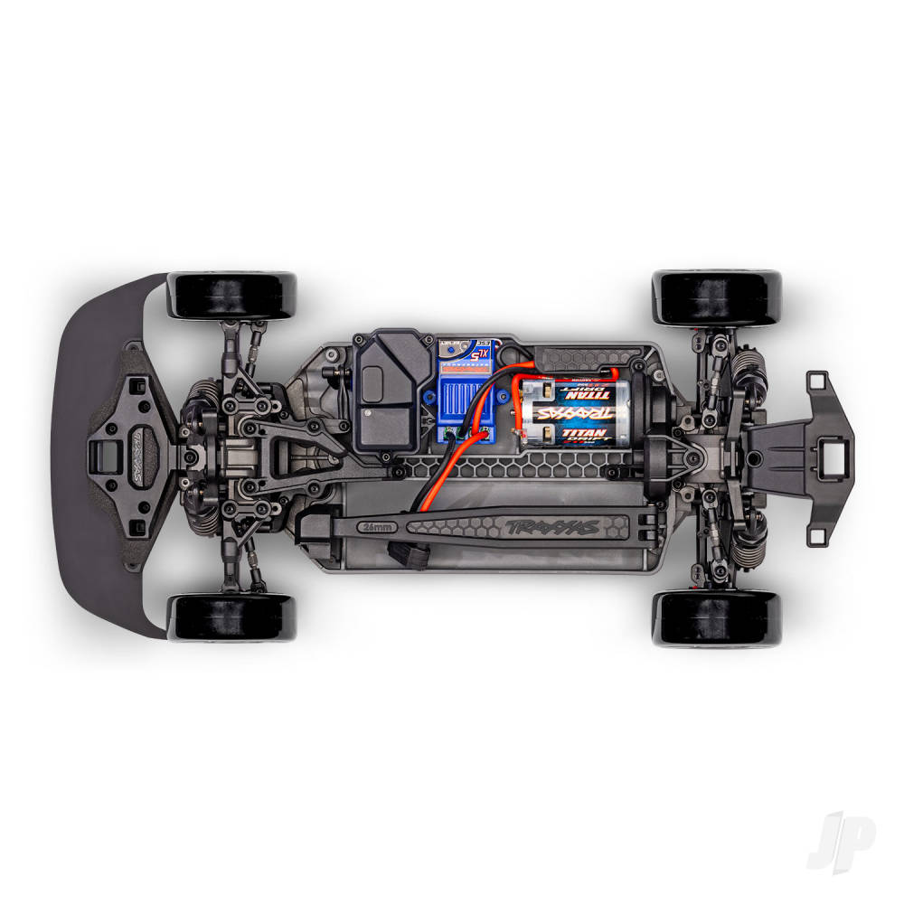 Traxxas 4-Tec Drift Nissan 240SX 1:10 2WD RTR Electric, Black (+ TQi 3-ch, XL-5, Titan Drift 21T, Clipless Body)-6