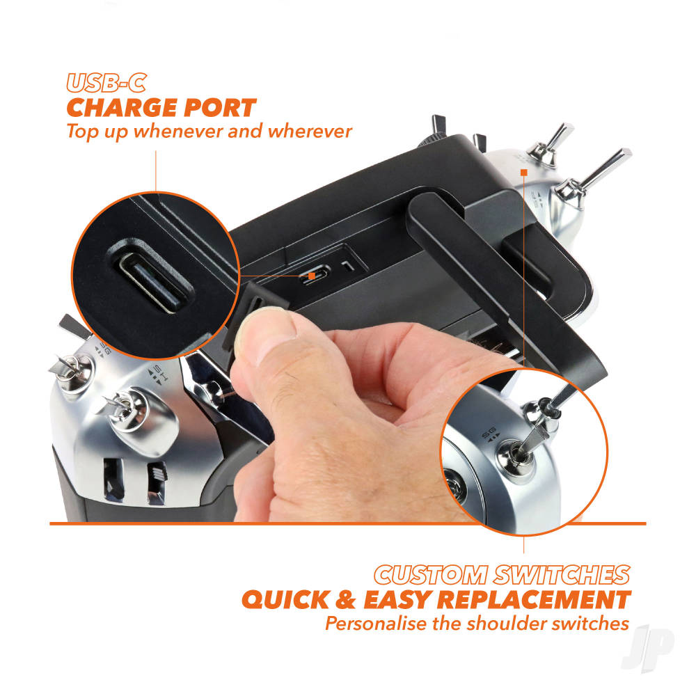 Futaba T26SZ 26-Channel Air Radio with 3x R7214SB Rx, Multi Mode-5