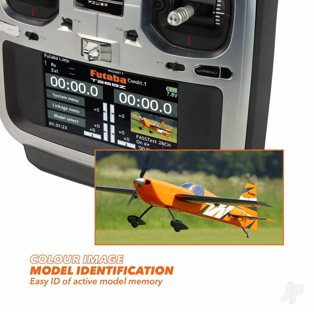 Futaba T26SZ 26-Channel Air Radio with 3x R7208SB Rx, Multi Mode-7