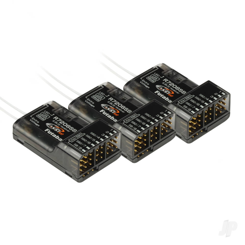 Futaba T26SZ 26-Channel Air Radio with 3x R7208SB Rx, Multi Mode-23