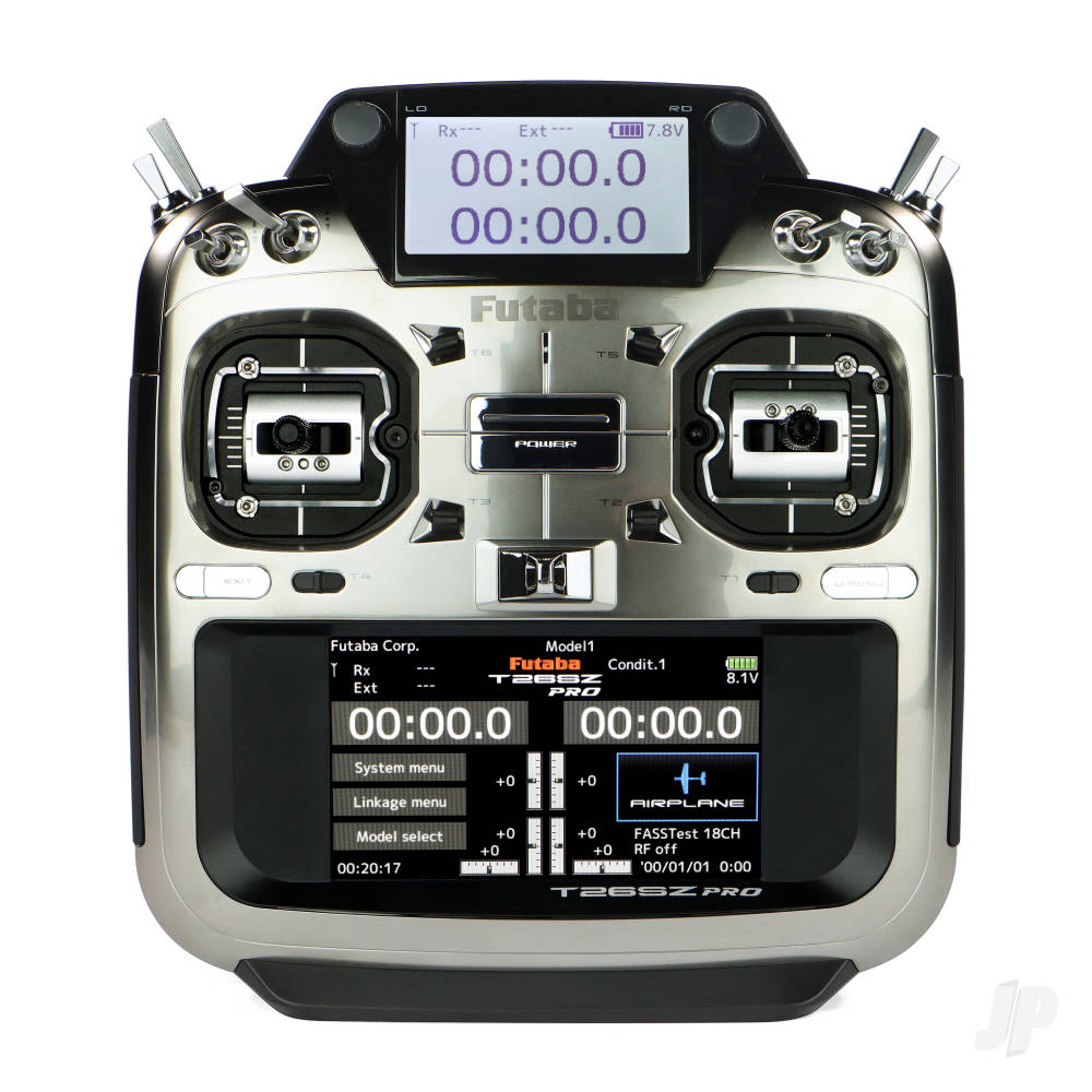 Futaba T26SZ Pro 26-Channel Air Radio with R7214SB Rx, Multi Mode