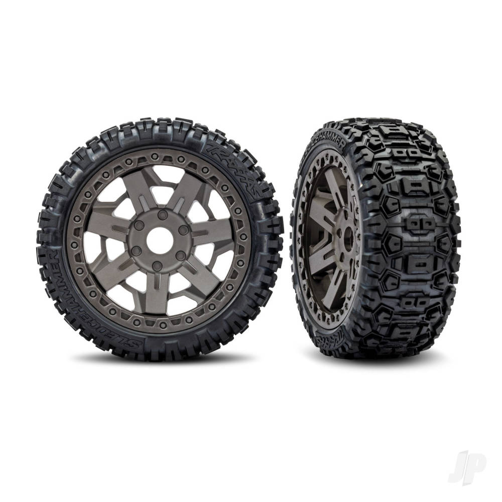 Traxxas Wheels & Tyres, Assembled, Glued (3.0