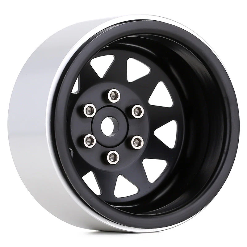 INJORA 1.9" Deep Dish -8.9mm Offset Wheels for 1/10 RC Crawlers (W1940)-3