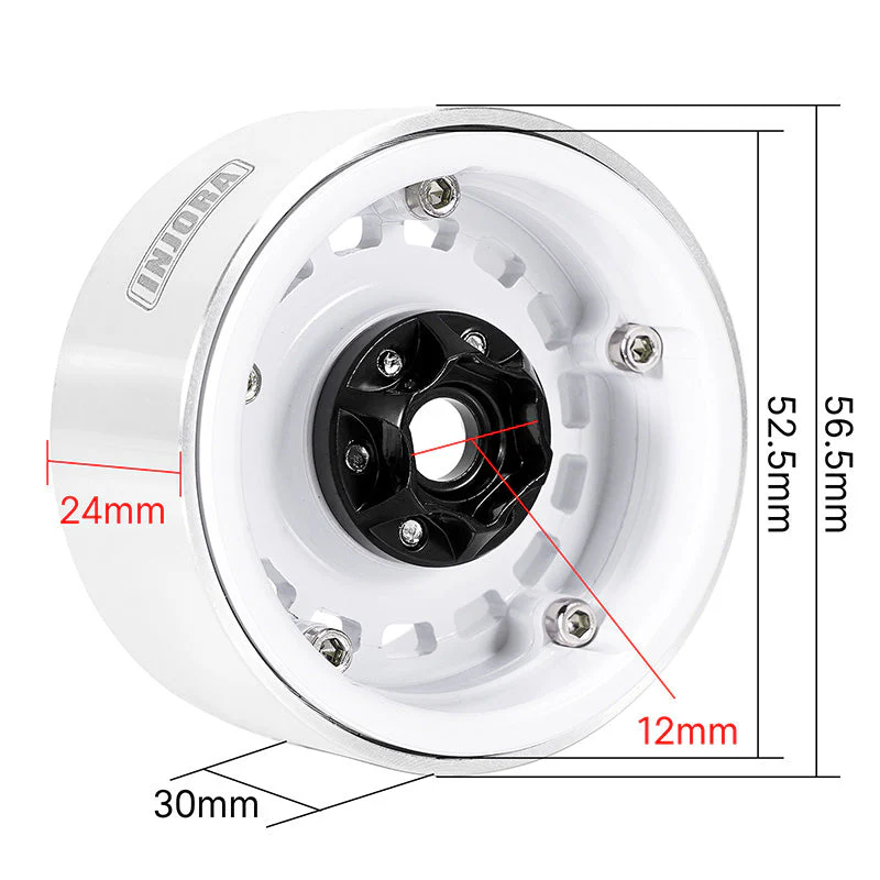injora-1-9-cnc-aluminum-10mm-offset-wheels-for-1-10-rc-crawlers-w1903-white