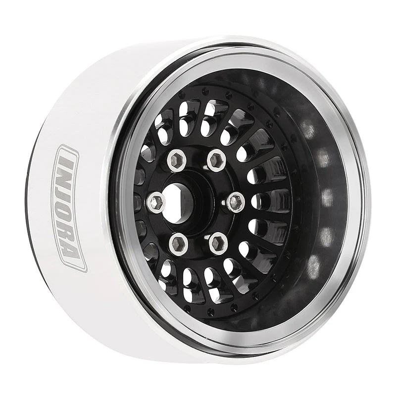 INJORA 1.9" Turbine Aluminum -10mm Offset Wheels for 1/10 RC Crawlers (W1955)-4