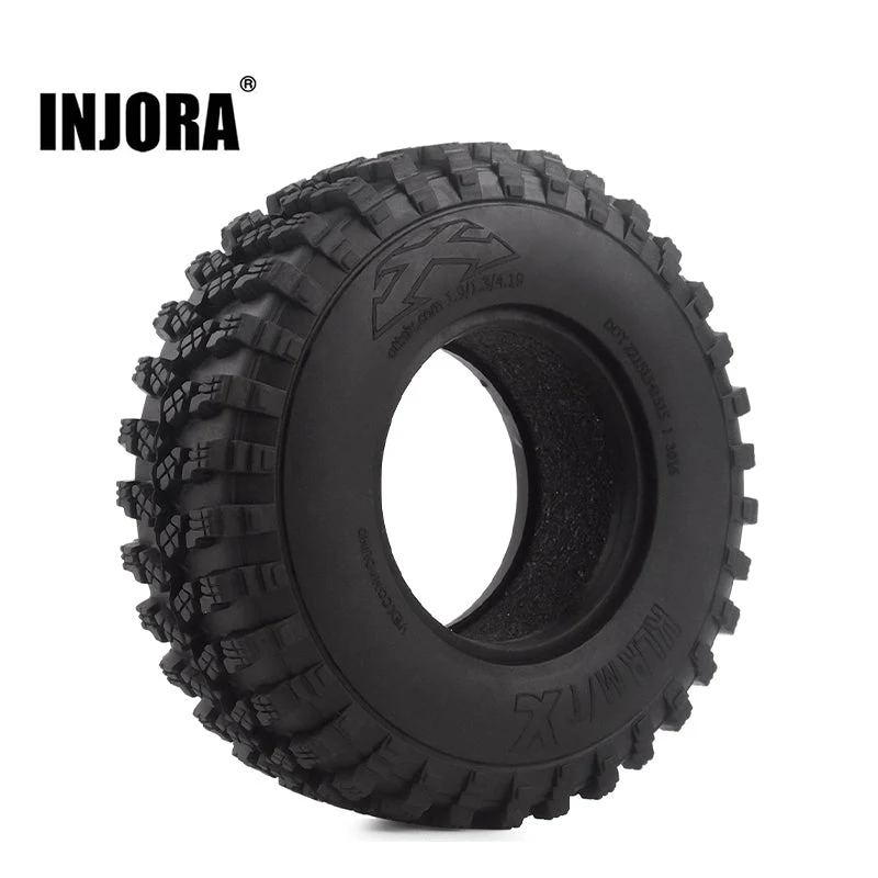 INJORA 1.9" 105*35mm Rubber Tires for 1/10 RC Crawlers-1