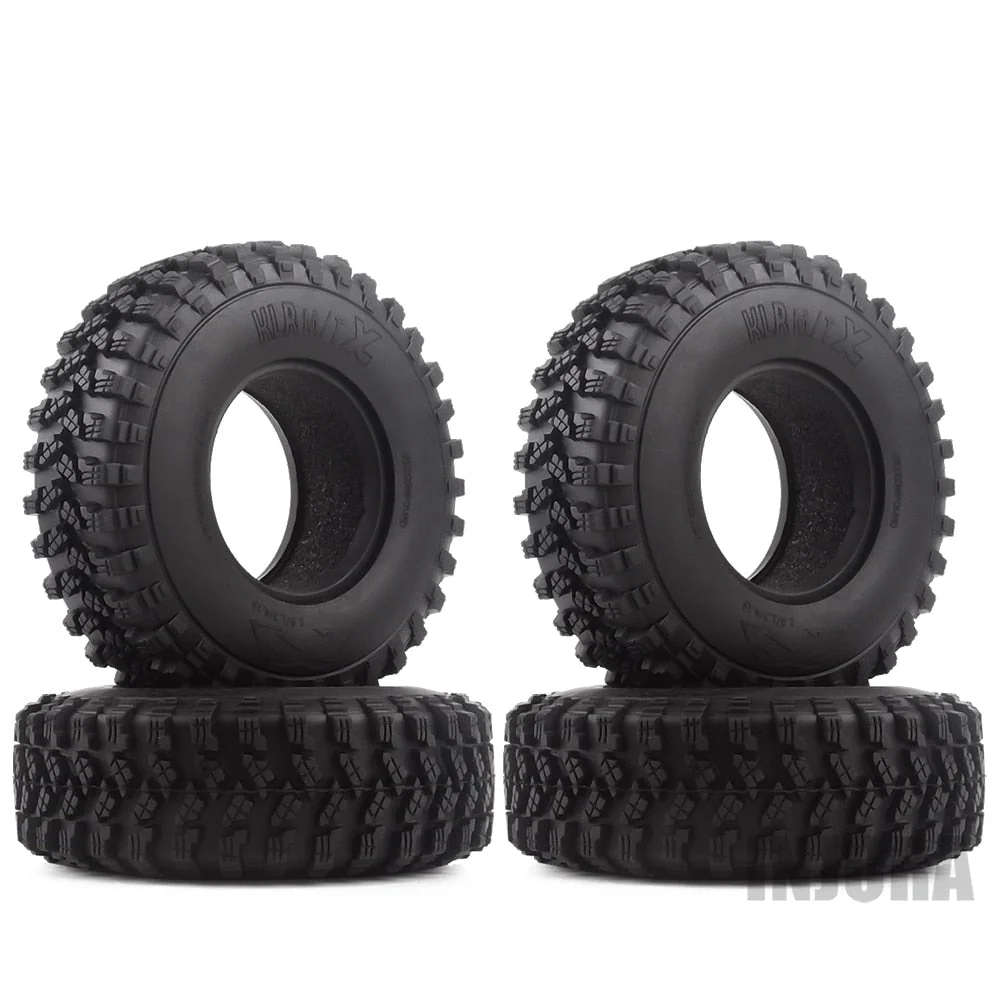 INJORA 1.9" 105*35mm Rubber Tires for 1/10 RC Crawlers-3