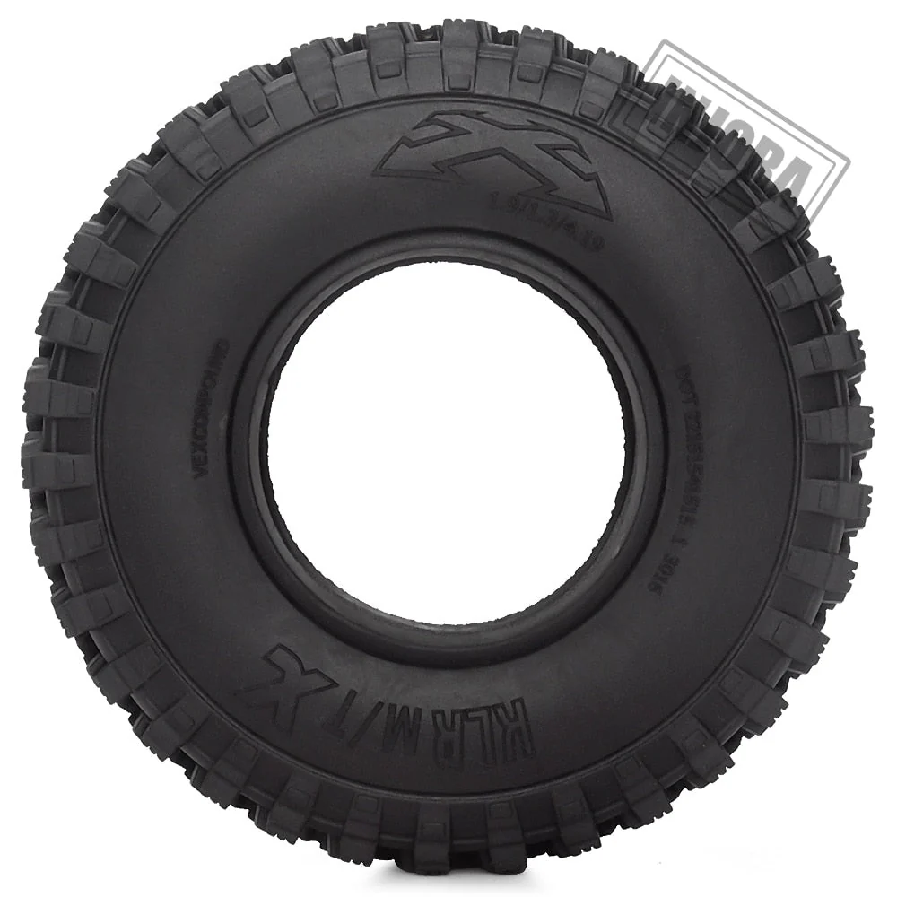 INJORA 1.9" 105*35mm Rubber Tires for 1/10 RC Crawlers-4