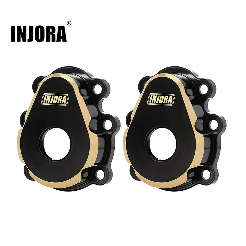 INJORA 31g/pcs Brass Outer Portal Housing Covers for 1/10 FMS FCX10 K5 LC80-1