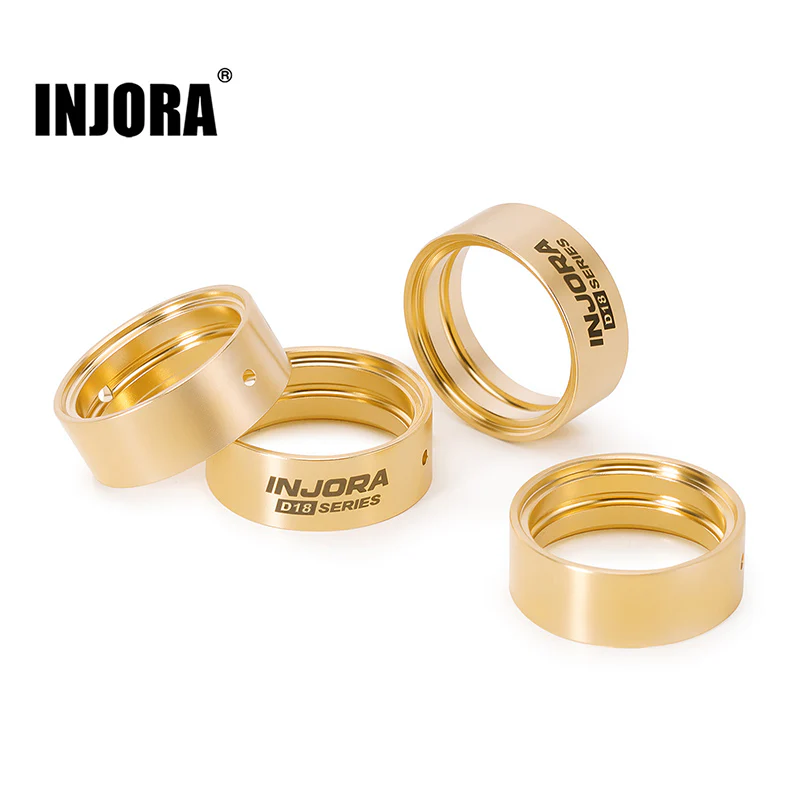 INJORA Brass Inner Clamp Rings for INJORA 0.7" D18 Wheels-1