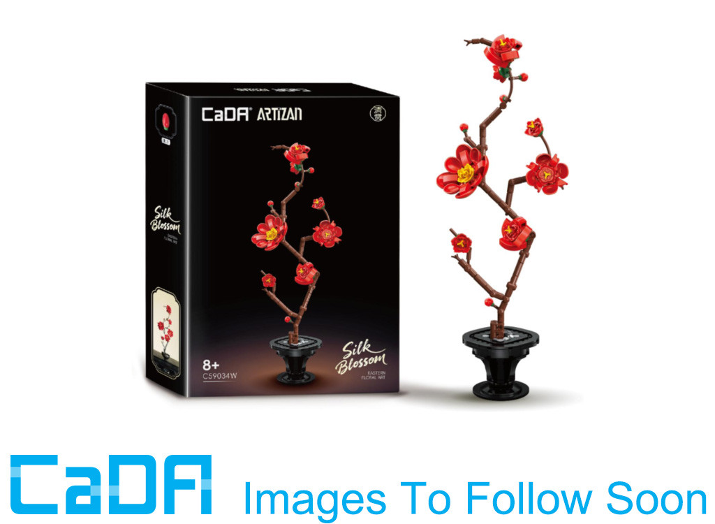 CaDA Oriental Floral Art: Silk Blossom - 305 pcs