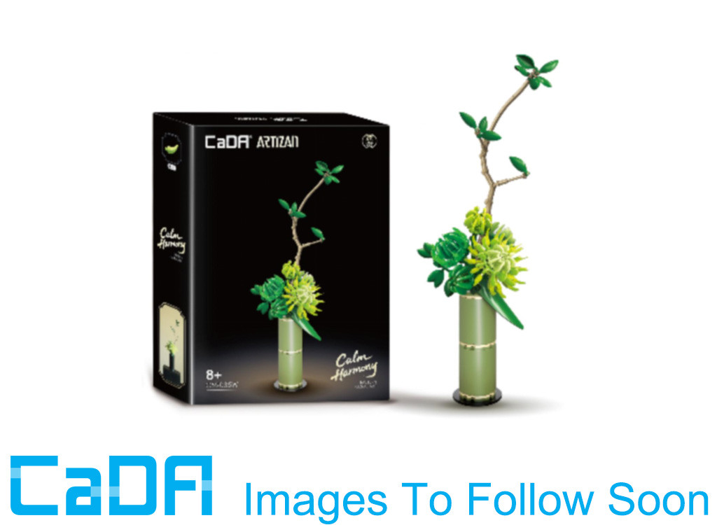 CaDA Oriental Floral Art: Calm Harmony - 299 pcs