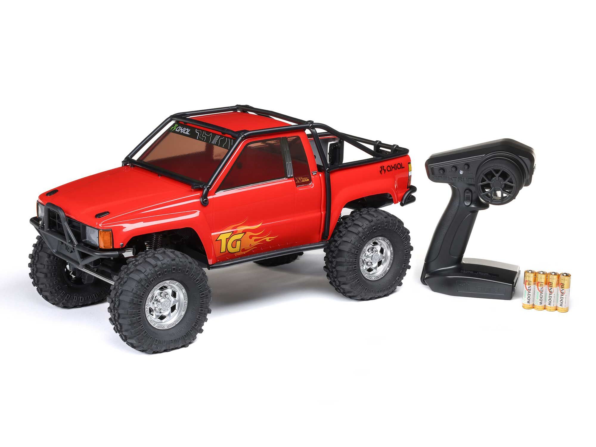 1/10 SCX10 III 1987 Toyota SR5 4X4 RTR Brushed Rock Crawler - Red