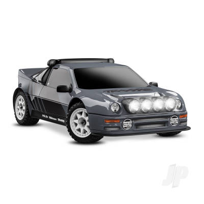 Traxxas Mini Rally VXL Ford RS200 4WD RTR, Grey (+ TQi 2-ch, VXL-3S, 2S LiPo, USB-C Charger, Clipless Body)