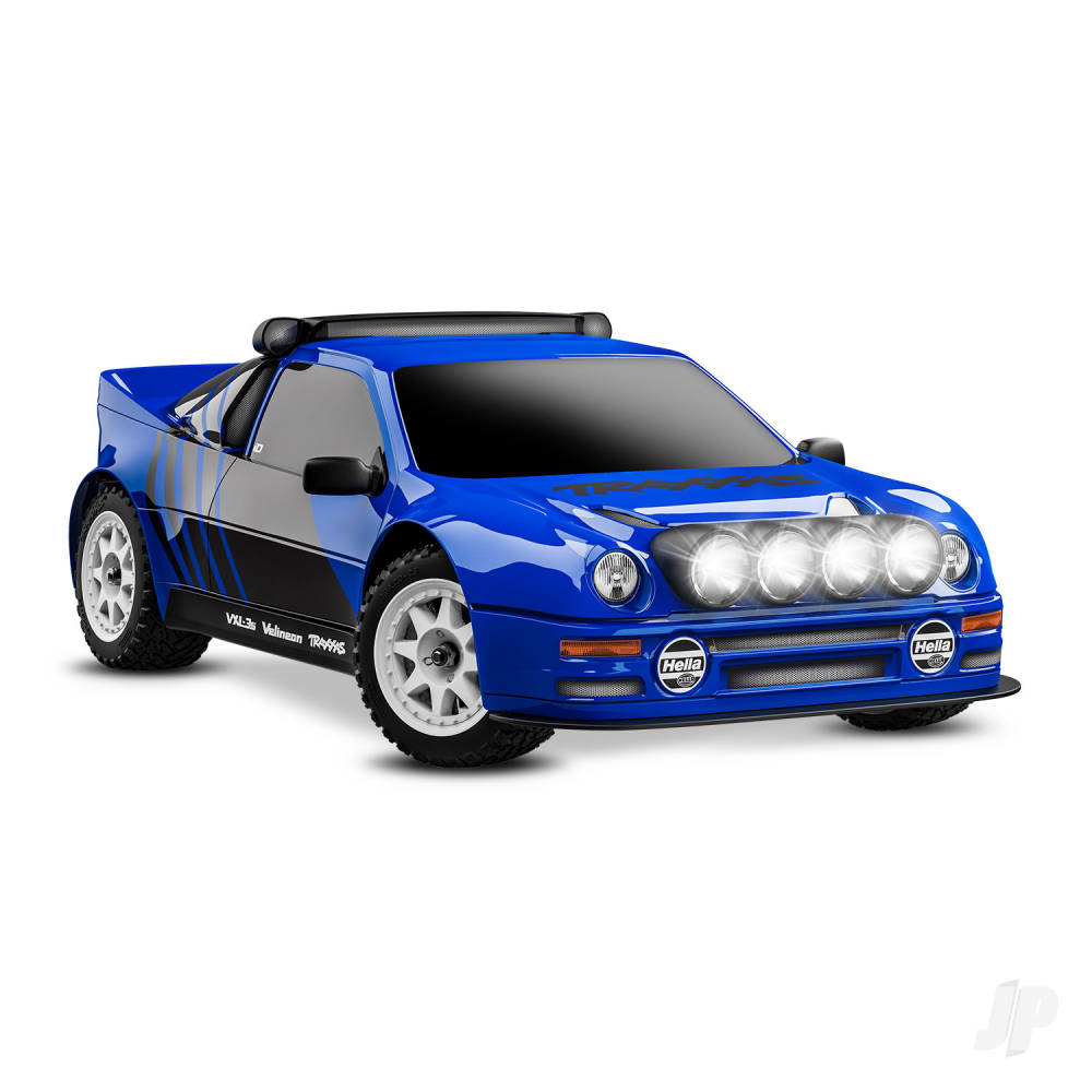 traxxas-mini-rally-vxl-ford-rs200-4wd-rtr-blue-tqi-2-ch-vxl-3s-2s-lipo-usb-c-charger-clipless-body