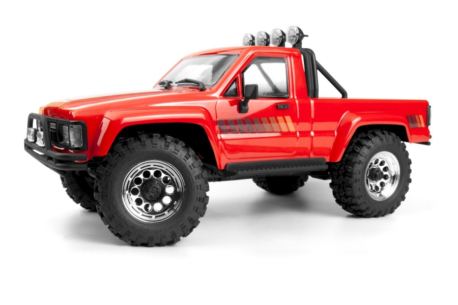 hpi-venture18-flux-1985-toyota-hilux-sr5-brushless-red