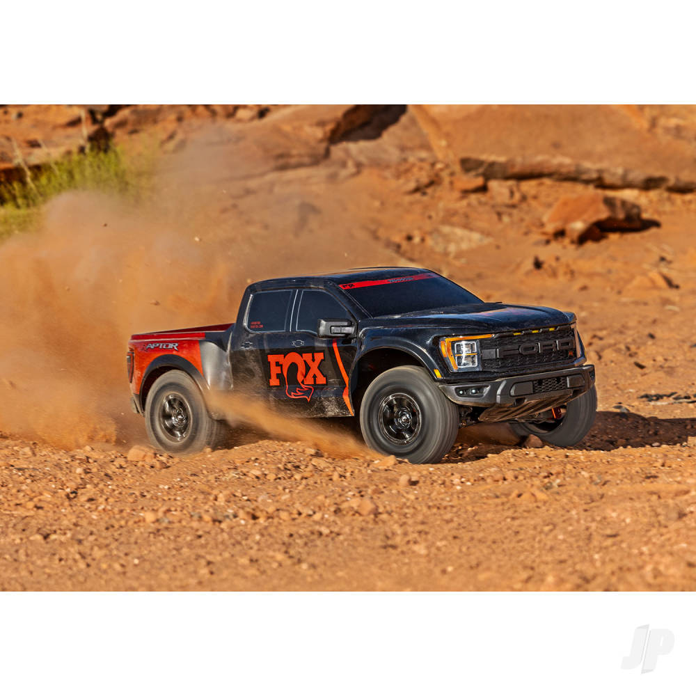 Traxxas Ford Raptor R Ultimate 1:10 Pro Scale 4WD Brushless Electric RTD Replica Truck, FOX1 (+ TQi 2-ch, TSM, VXL-4S, Velineon 540XL, Clipless Body)-8