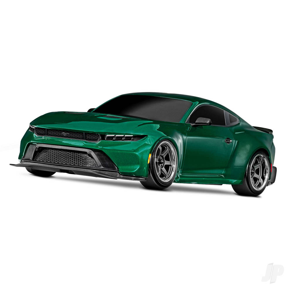 Traxxas 4-Tec Drift 2024 Ford Mustang 1:10 2WD RTR Electric, Green (+ TQi 3-ch, XL-5, Titan Drift 21T, Clipless Body)-1