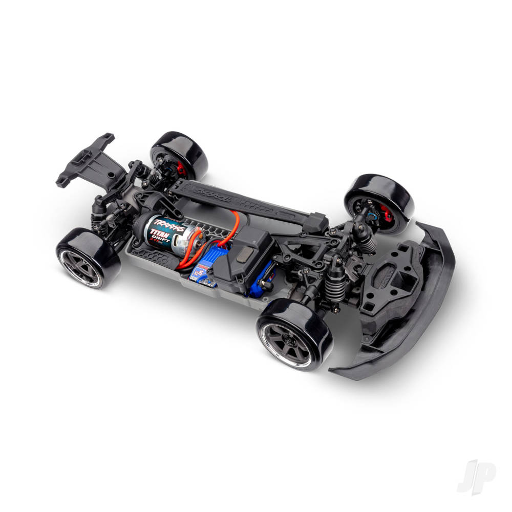 Traxxas 4-Tec Drift 2024 Ford Mustang 1:10 2WD RTR Electric, Green (+ TQi 3-ch, XL-5, Titan Drift 21T, Clipless Body)-17