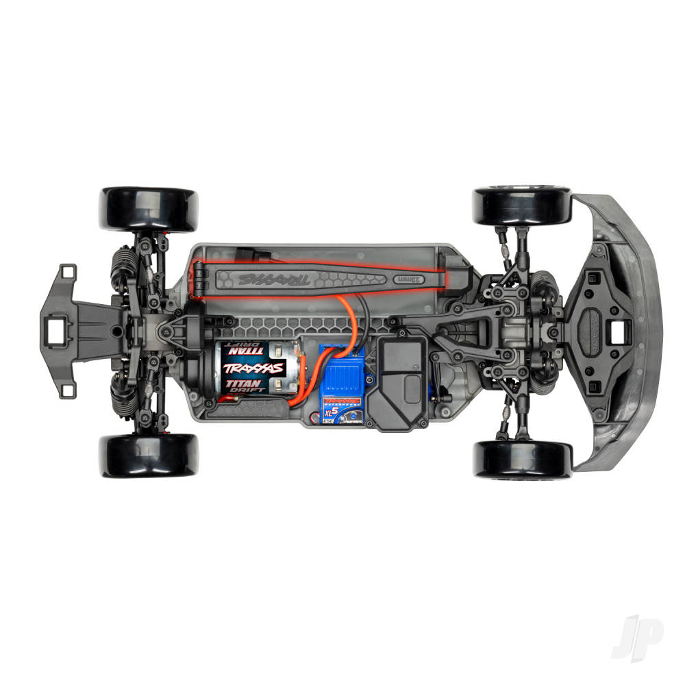 Traxxas 4-Tec Drift 2024 Ford Mustang 1:10 2WD RTR Electric, Green (+ TQi 3-ch, XL-5, Titan Drift 21T, Clipless Body)-55