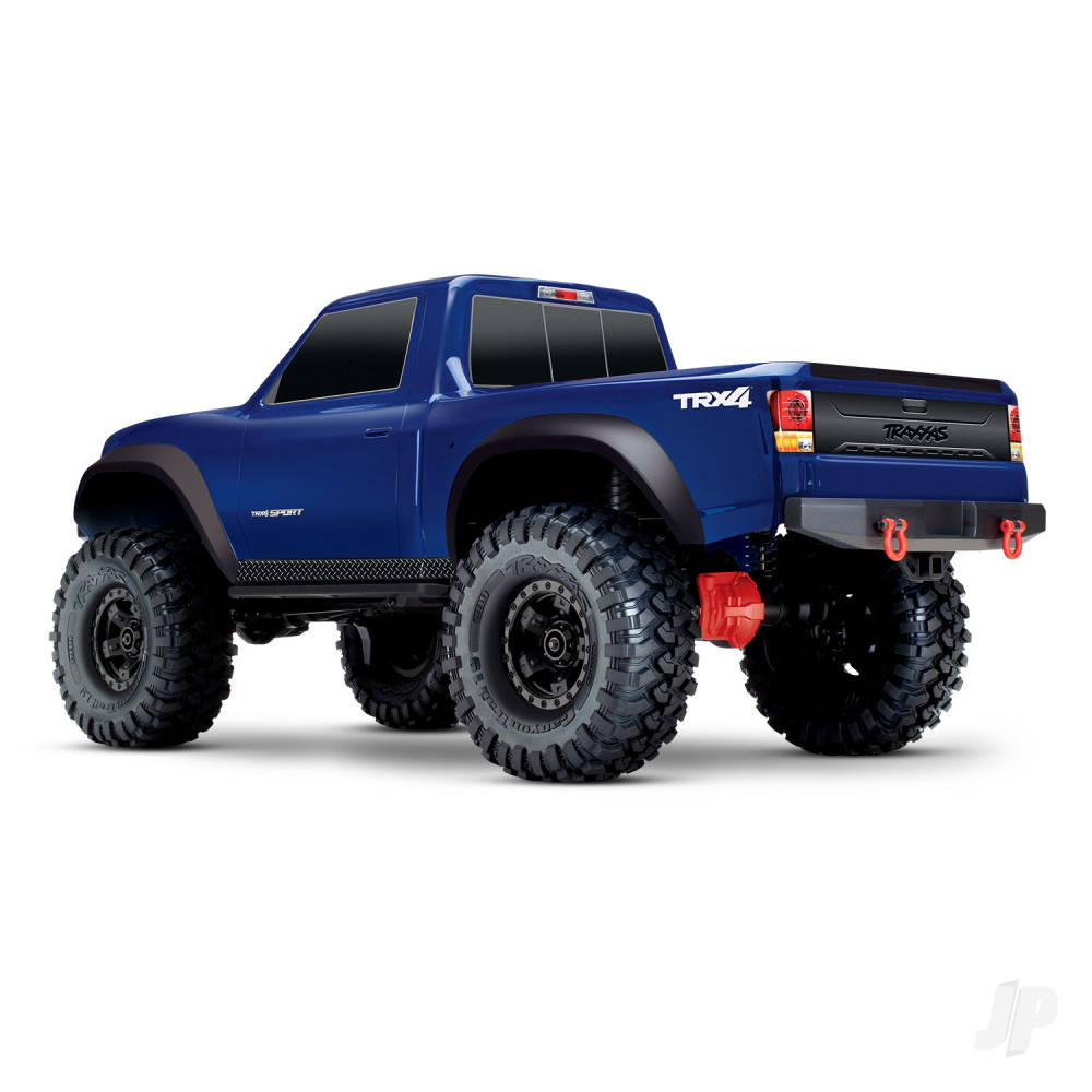 Traxxas TRX-4 Sport 1:10 4X4 Electric All-Terrain Crawler Truck, Blue (+ TQ 2-ch, XL-5 HV, Titan 550, Clipless Body)-4