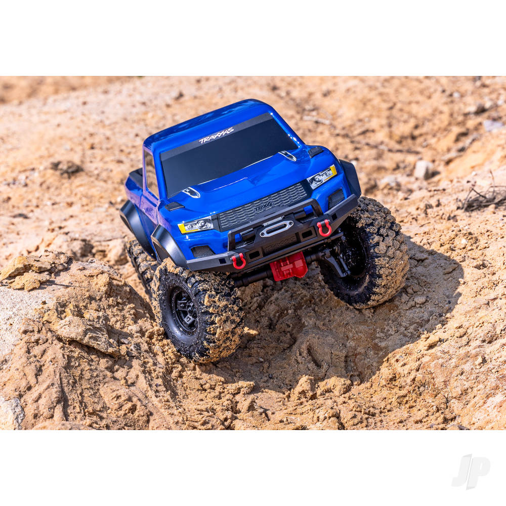 Traxxas TRX-4 Sport 1:10 4X4 Electric All-Terrain Crawler Truck, Blue (+ TQ 2-ch, XL-5 HV, Titan 550, Clipless Body)-7