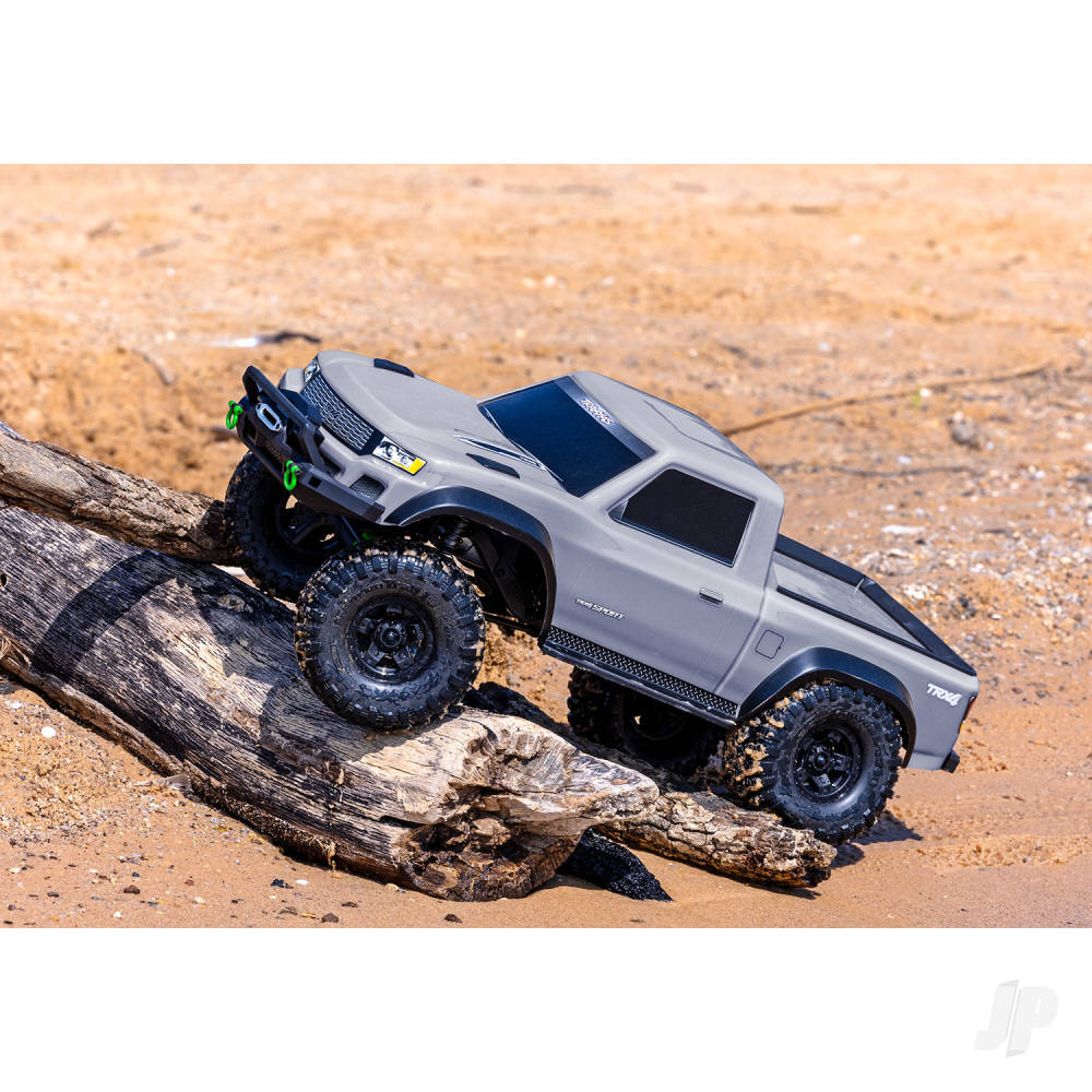 Traxxas TRX-4 Sport 1:10 4X4 Electric All-Terrain Crawler Truck, Grey (+ TQ 2-ch, XL-5 HV, Titan 550, Clipless Body)-6