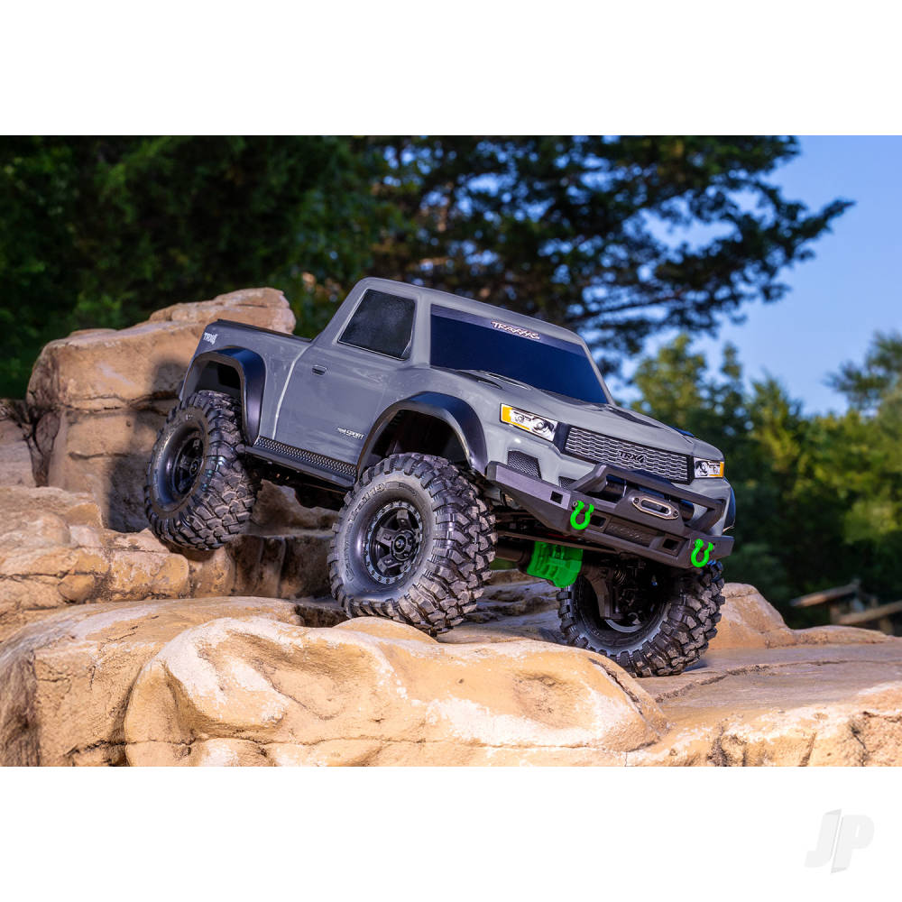Traxxas TRX-4 Sport 1:10 4X4 Electric All-Terrain Crawler Truck, Grey (+ TQ 2-ch, XL-5 HV, Titan 550, Clipless Body)-7
