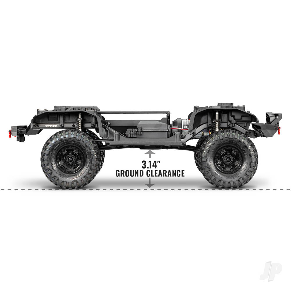 Traxxas TRX-4 Sport 1:10 4X4 Electric All-Terrain Crawler Truck, Grey (+ TQ 2-ch, XL-5 HV, Titan 550, Clipless Body)-16
