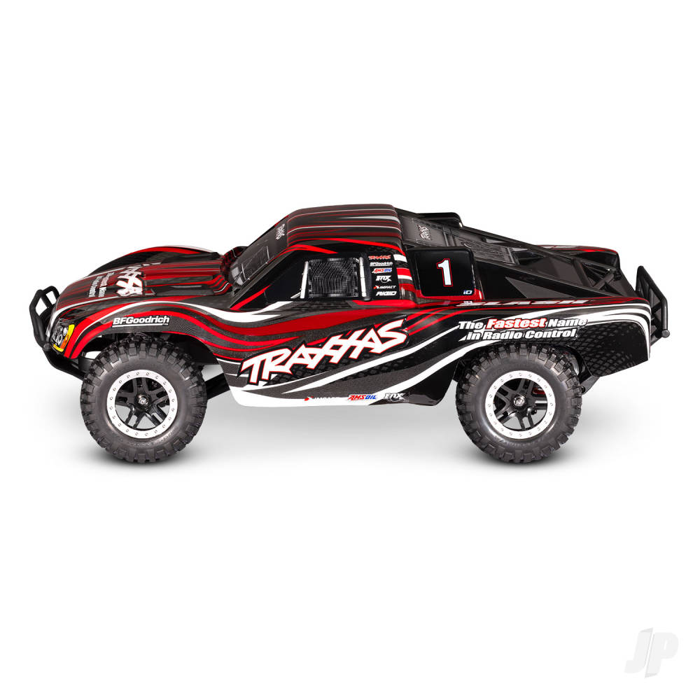 Traxxas Slash HD XL-5 1:10 2WD RTR Short Course Truck, Red (+ TQ 2-ch, Titan 550 12T, XL-5, Clipless Body)-2