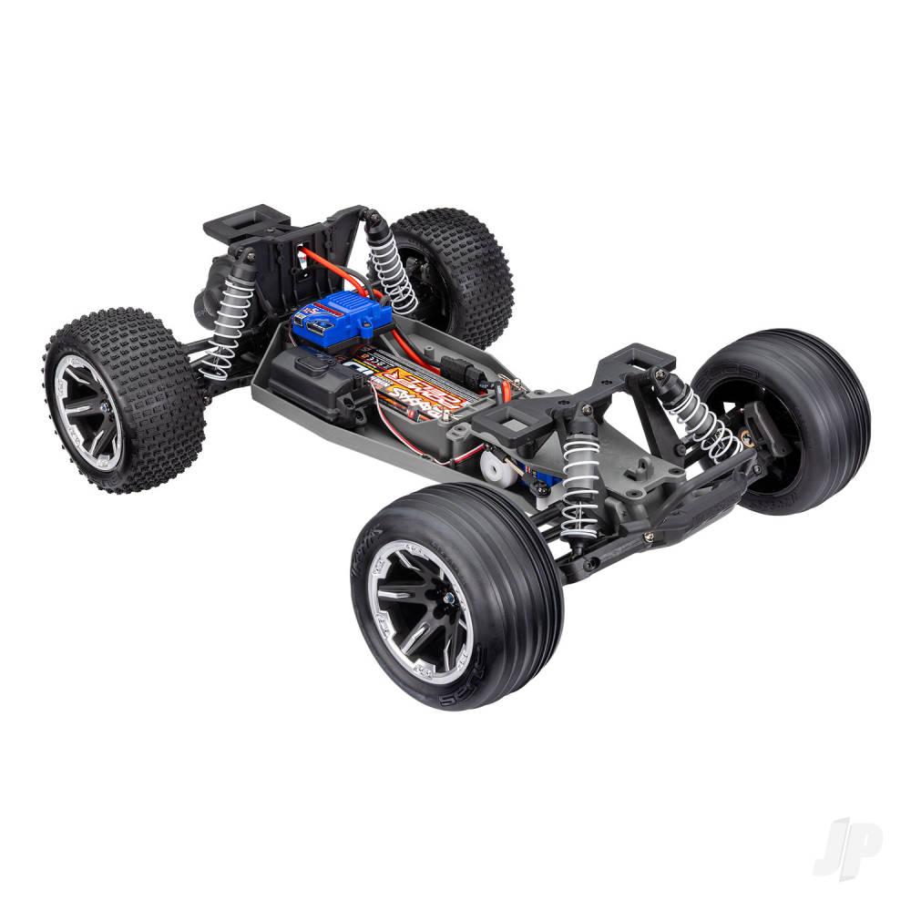 Traxxas Rustler HD 1:10 2WD RTR Electric Stadium Truck, Green (+ TQ 2-ch, XL-5, Titan 550, 7-Cell NiMH, 4A USB-C Charger, Clipless Body)-6
