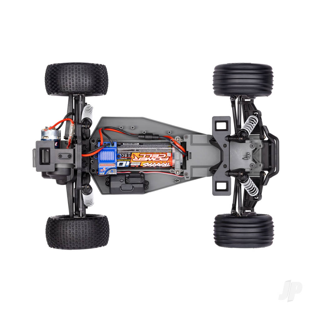 Traxxas Rustler HD 1:10 2WD RTR Electric Stadium Truck, Green (+ TQ 2-ch, XL-5, Titan 550, 7-Cell NiMH, 4A USB-C Charger, Clipless Body)-7