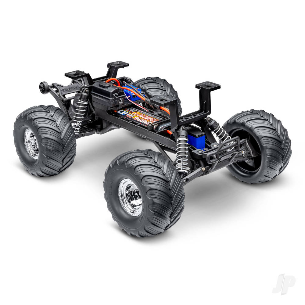 Traxxas Bigfoot HD 1:10 Electric 2WD RTR Monster Truck, Blue (+ TQ 2-ch, XL-5, Titan 550, 7-Cell NiMH, 4A USB-C Charger)-9
