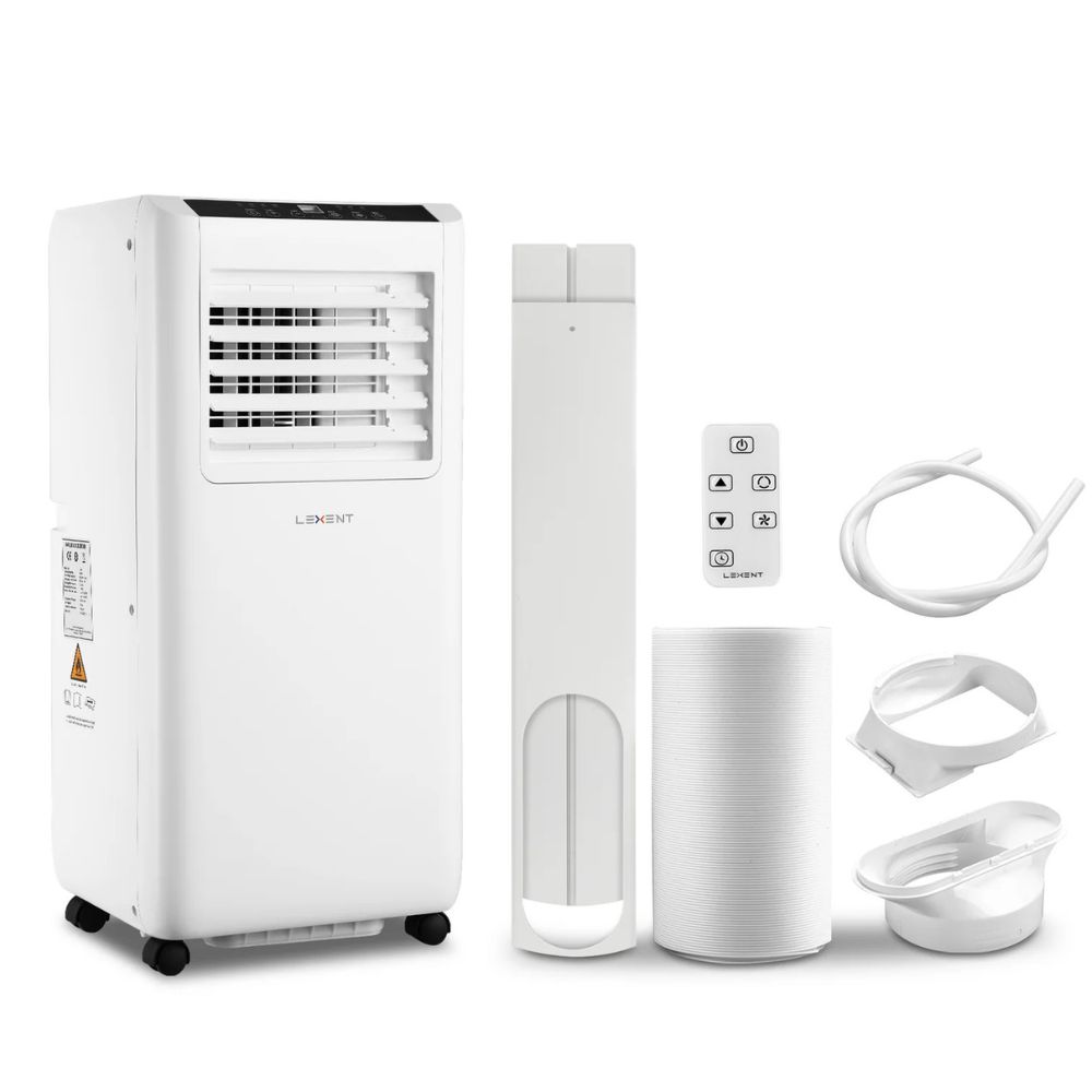 LEXENT AC4 Portable Air Conditioner 7000 BTU, 20L Dehumidifier, Model: LC7W