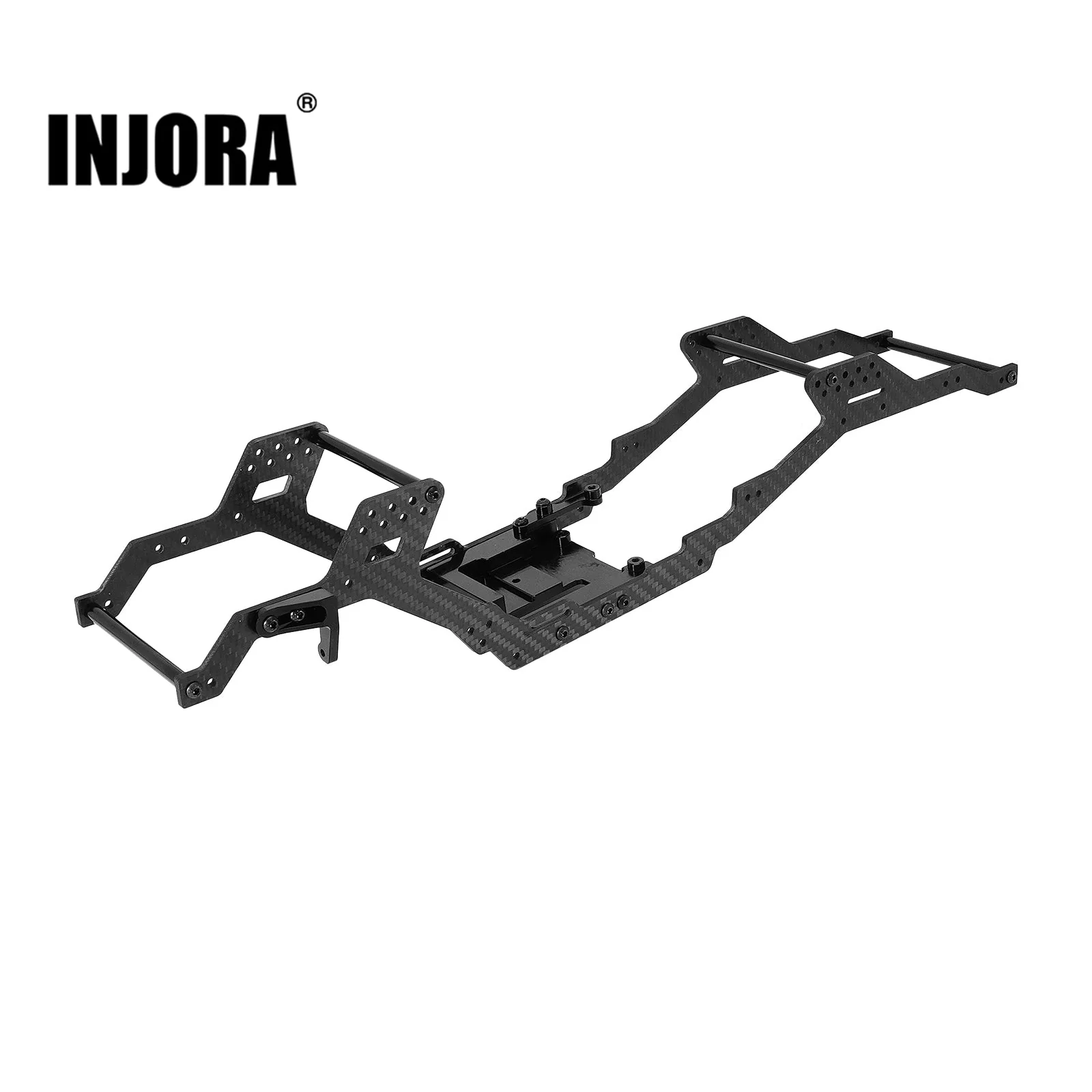INJORA 313/324mm LCG Carbon Fiber Chassis Kit for TRX4 - LCG Chassis-1