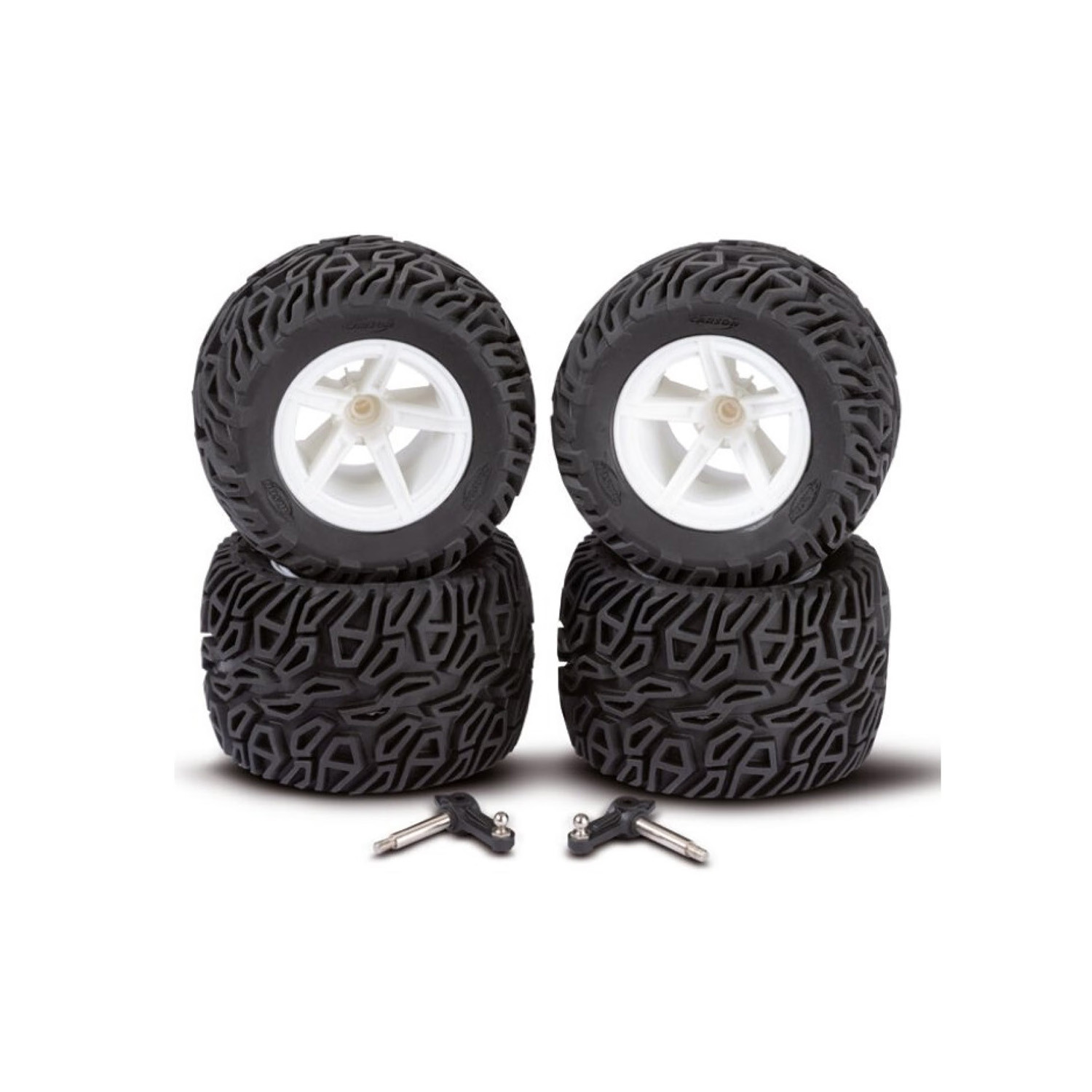 carson-110-2wd-wheel-set-xl-pack-of-4-with-lr-steering-arms