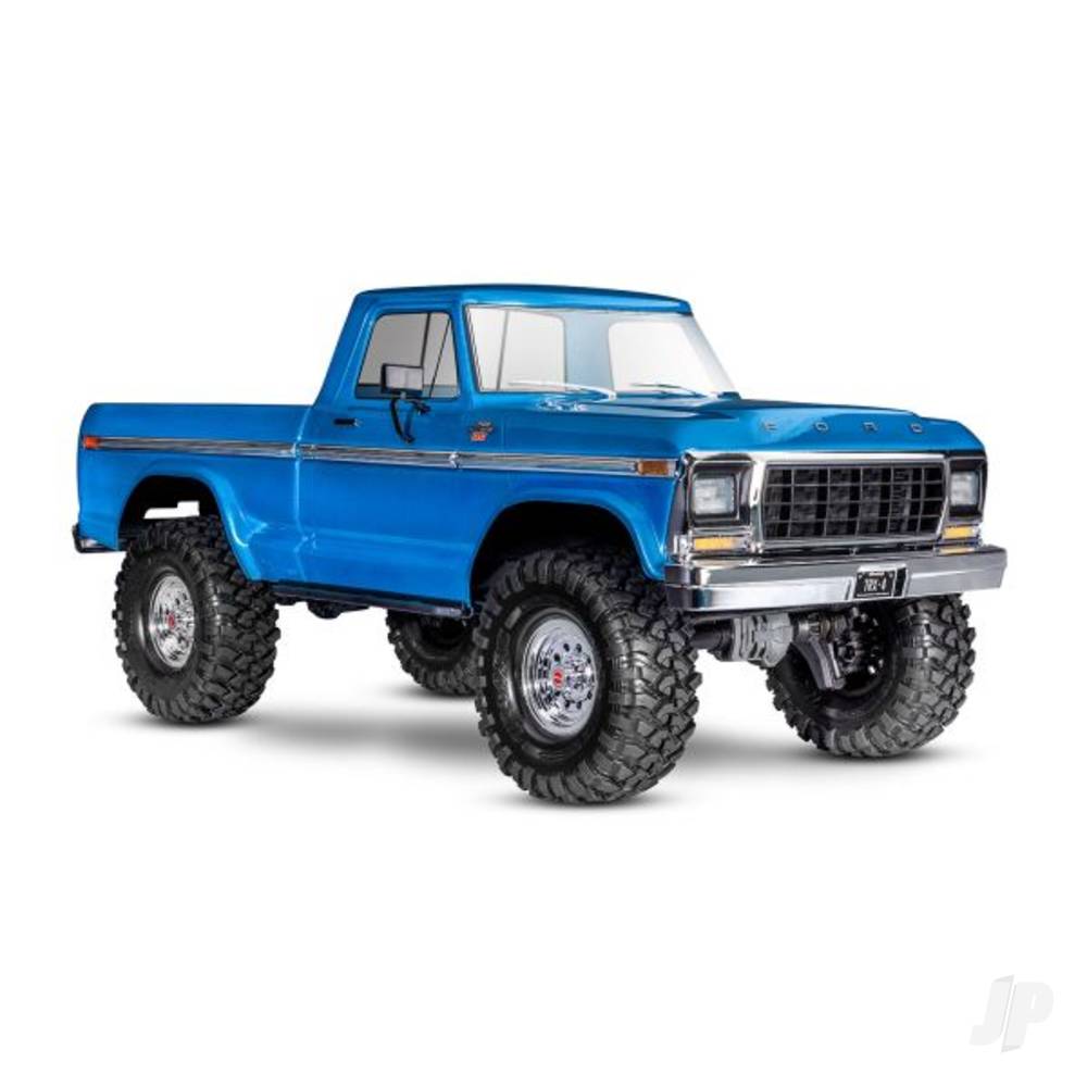 Traxxas TRX-4 1979 Ford F-150 1:10 4WD Electric RTE Scale & Trail Crawler, Blue (+ TQ 2-ch, XL-5 HV, Titan 550, Clipless Body)