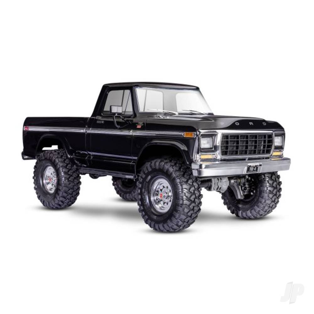 Traxxas TRX-4 1979 Ford F-150 1:10 4WD Electric RTE Scale & Trail Crawler, Black (+ TQ 2-ch, XL-5 HV, Titan 550, Clipless Body)