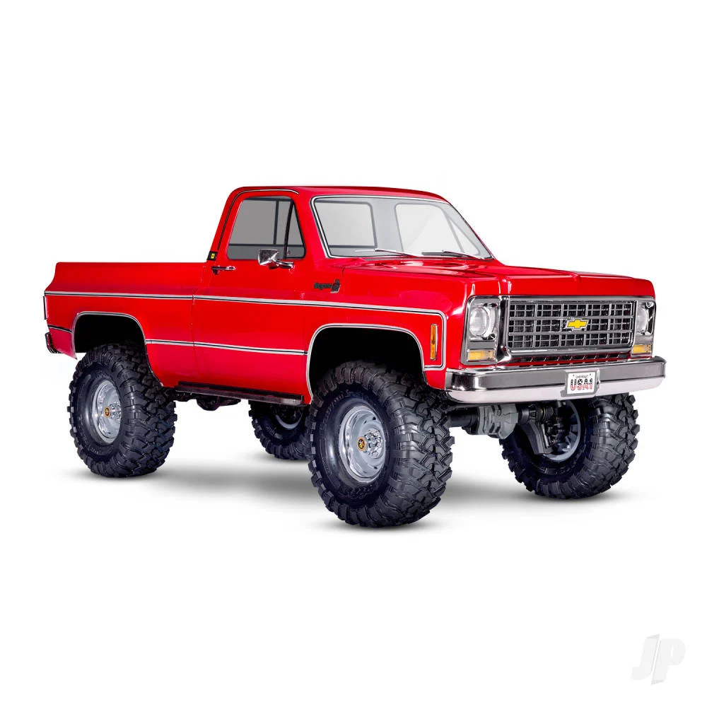 Traxxas TRX-4 1979 Chevrolet K10 1:10 4WD RTE Scale & Trail Crawler, Red (+ TQ 2-ch, XL-5 HV, Titan 550, Clipless Body)