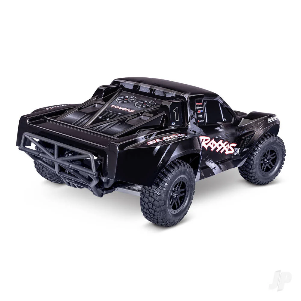 Traxxas Slash 1:10 2WD RTR Short Course Truck, Black (+ TQi Sport 2-ch, VX3, Velineon V3200, Clipless Body)-4