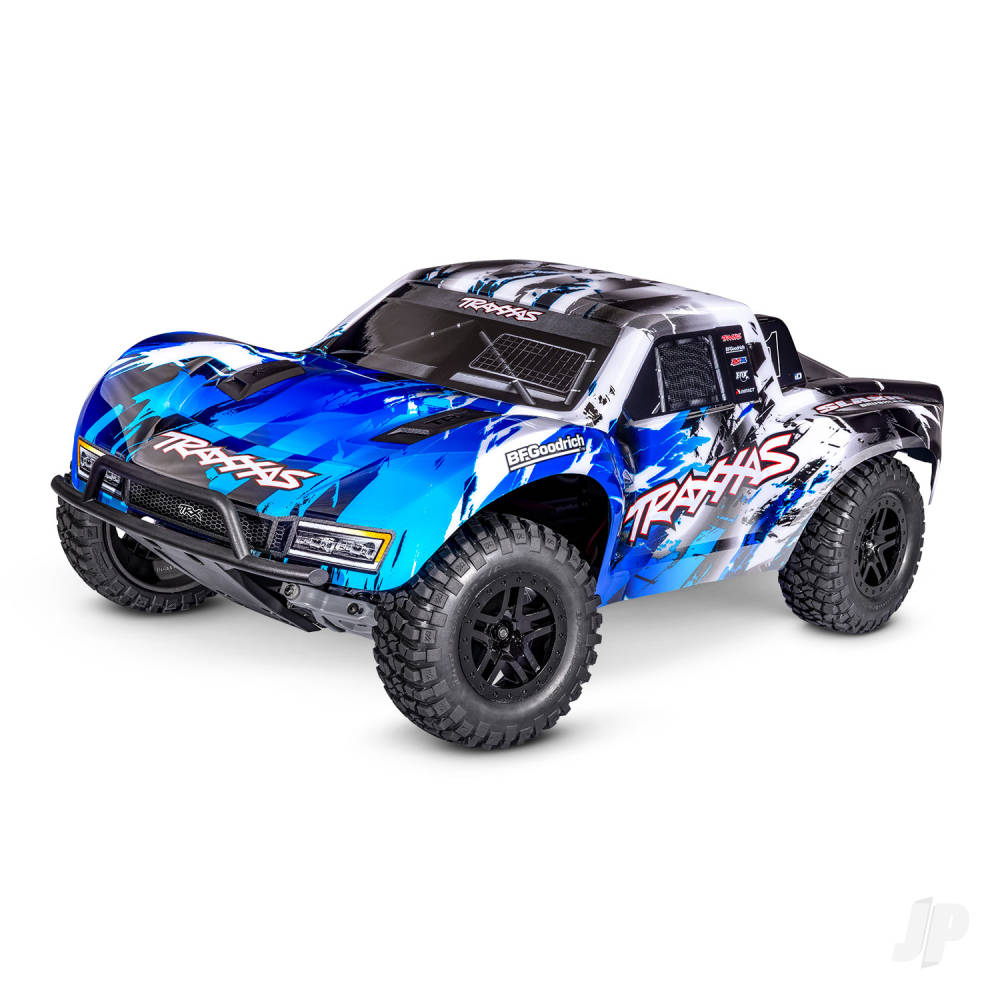 Traxxas Slash 1:10 2WD RTR Short Course Truck, Blue (+ TQi Sport 2-ch, VX3, Velineon V3200, Clipless Body)
