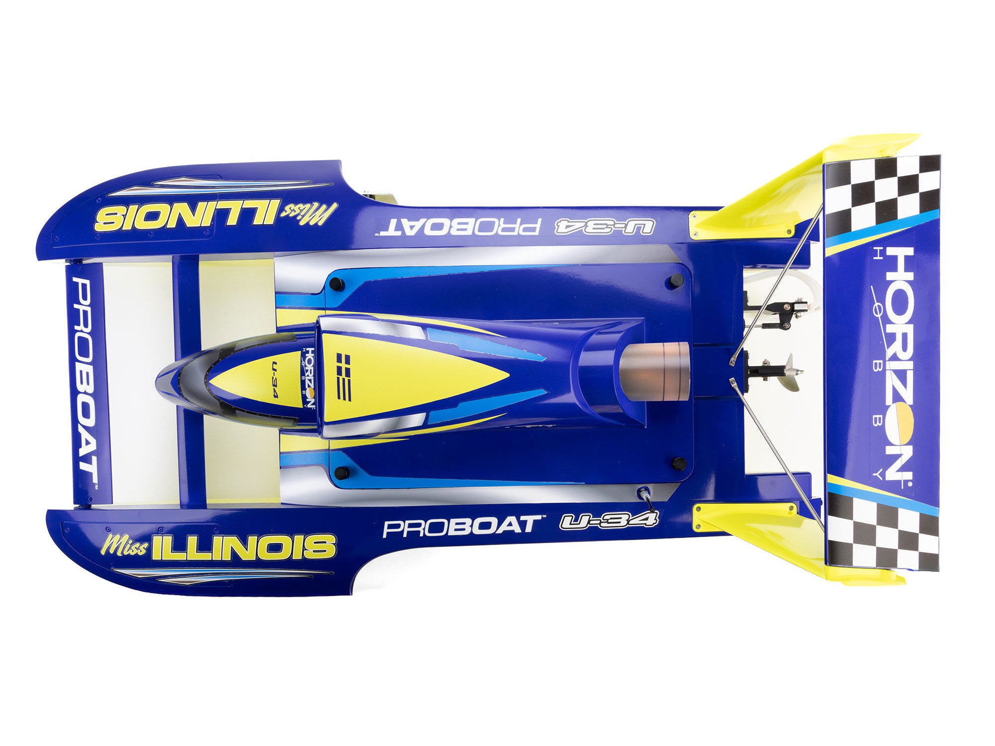 Miss Illinois U-34 34" Unlimited Hydro Race RTR Boat-6