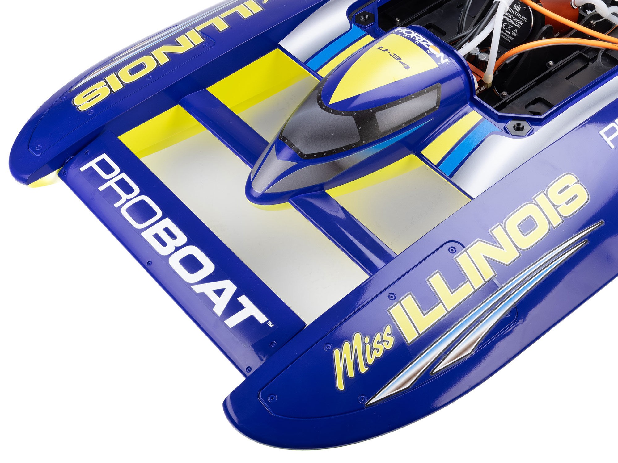 Miss Illinois U-34 34" Unlimited Hydro Race RTR Boat-7