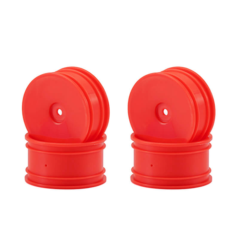 Carisma Mini 4xs Chrome Orange Wheel Set